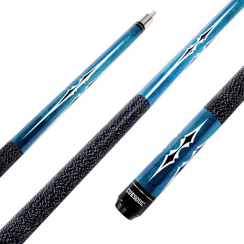 CUESOUL 58 Inch 19oz 1/2 Maple Billiard Stick Pool Cue Set 11.5mm/13mm Tip[Weight Adjustable] - Image 2